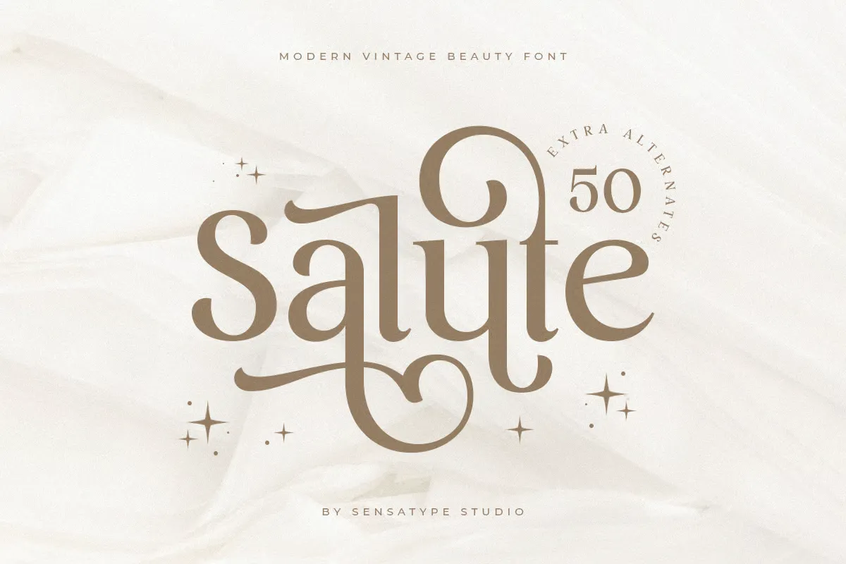 salute font download