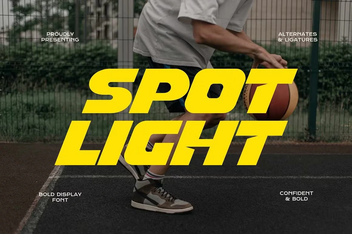spot light font