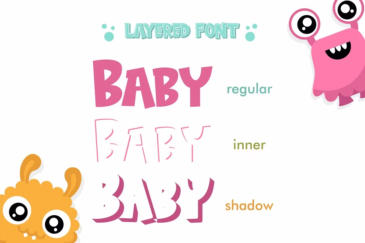 Baby Monsta Font Free Download