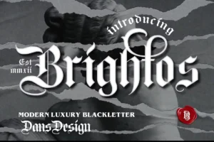 Brightos Font 1