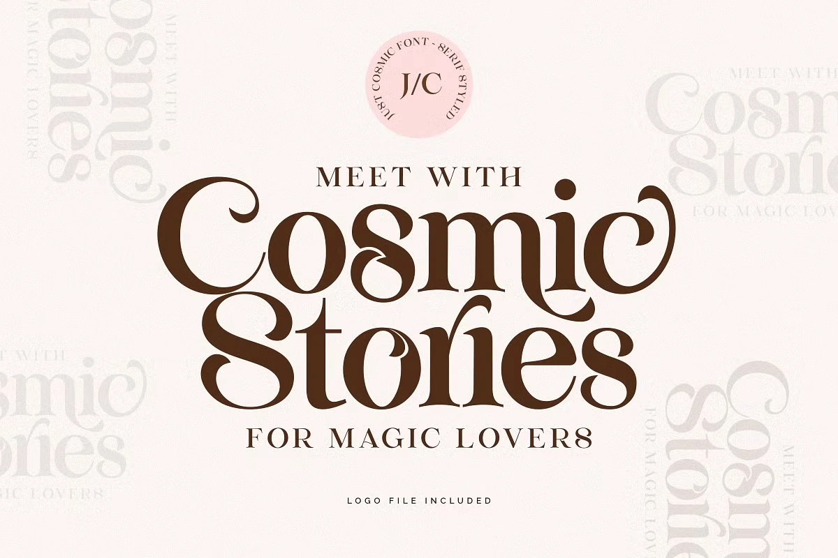 Just Cosmic Font Free Download 1