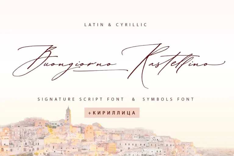 buongiorno rastellino font