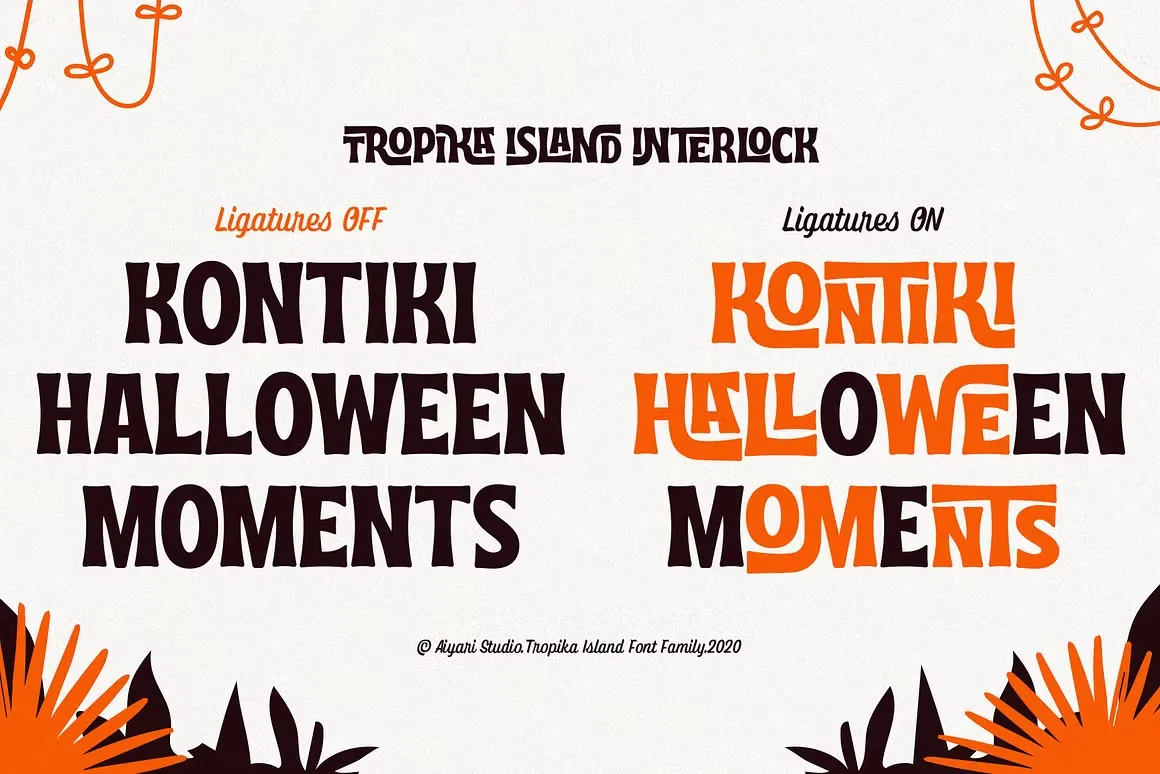 tropika island font 4