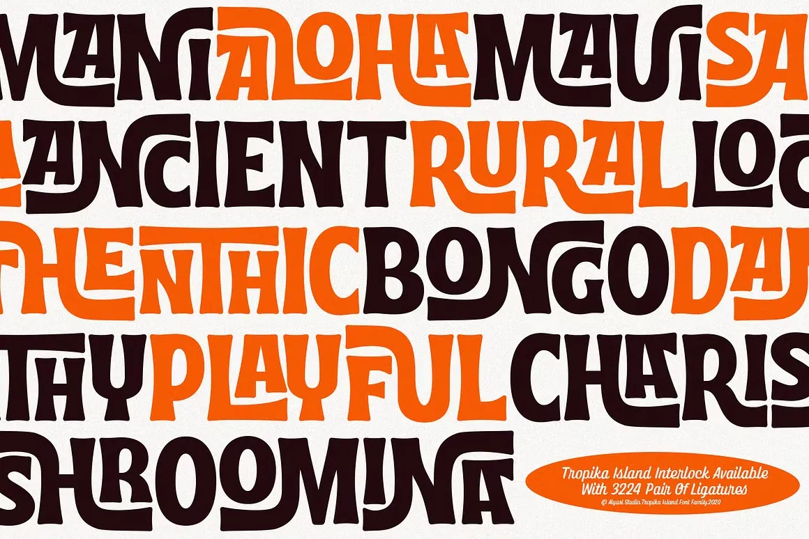 tropika island font 5