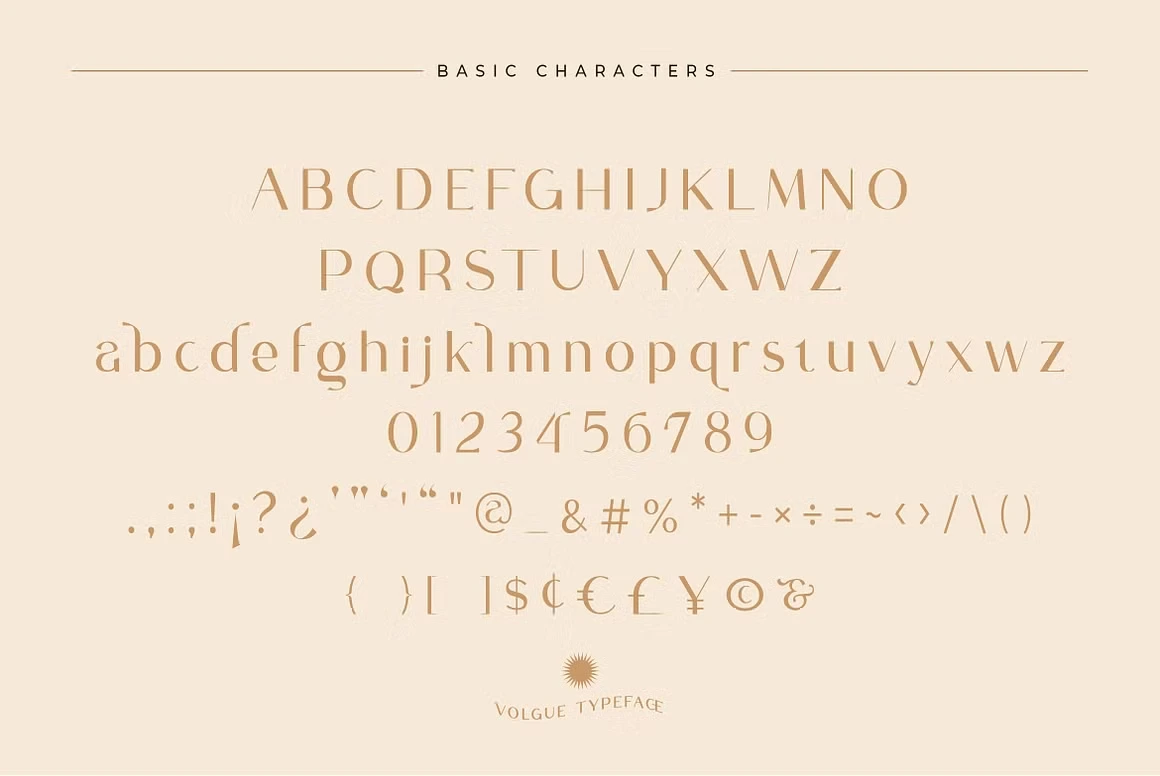 volgue font 5