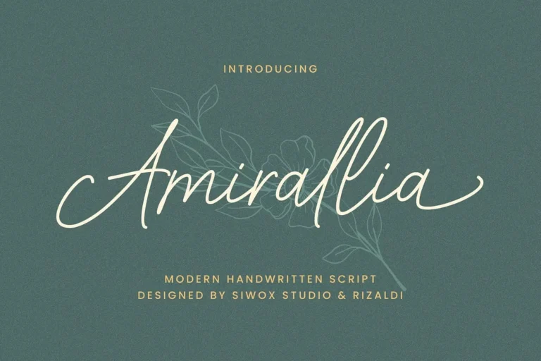 Amirallia Font Free