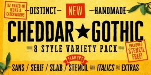 Cheddar Gothic Font