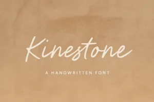 Kinestone Font