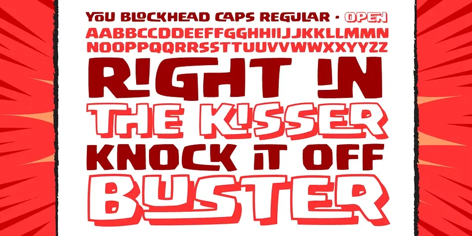 You Blockhead Font Free Download 1