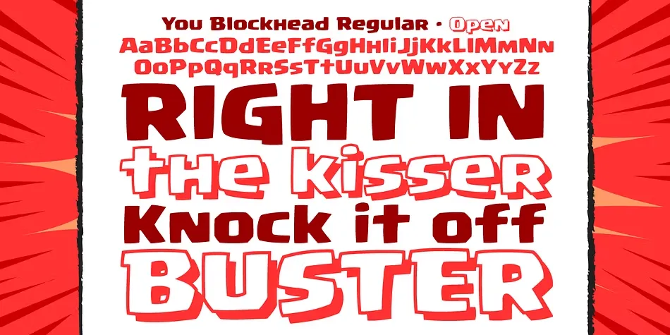 You Blockhead Font Free Download