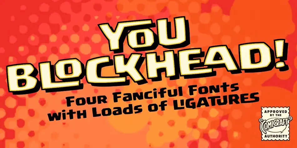 You Blockhead Font
