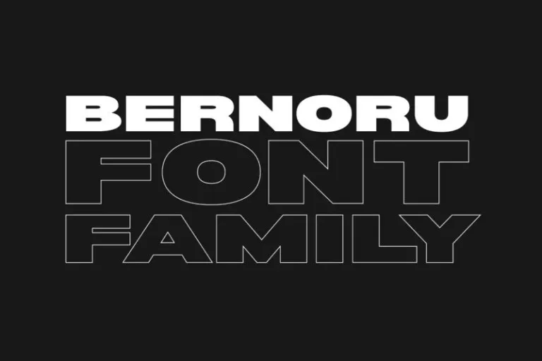bernoru font feature