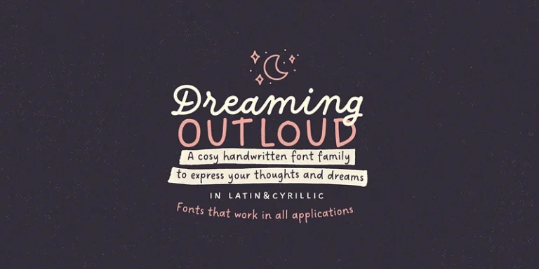 dreaming outloud font Free