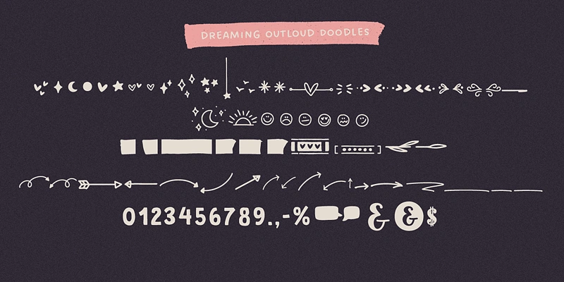 dreaming outloud font Free Download