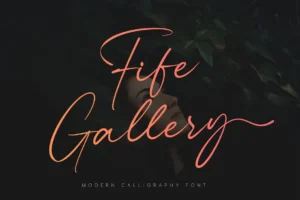 fife gallery font feature