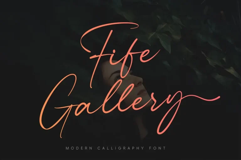 fife gallery font feature