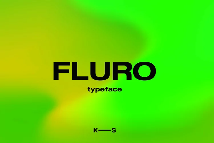 fluro font free