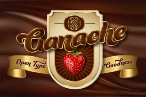 ganache font feature