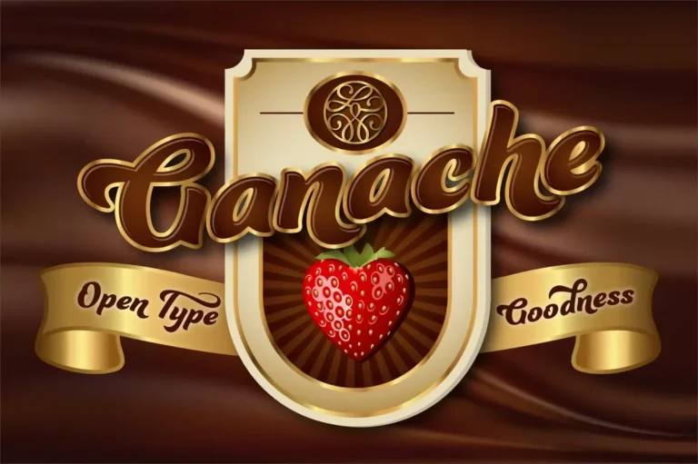 ganache font feature