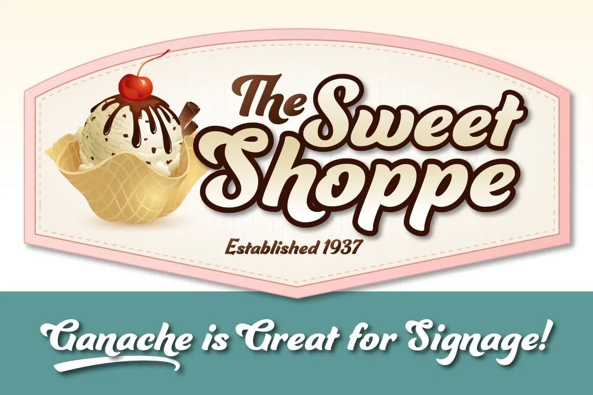 ganache font view 1