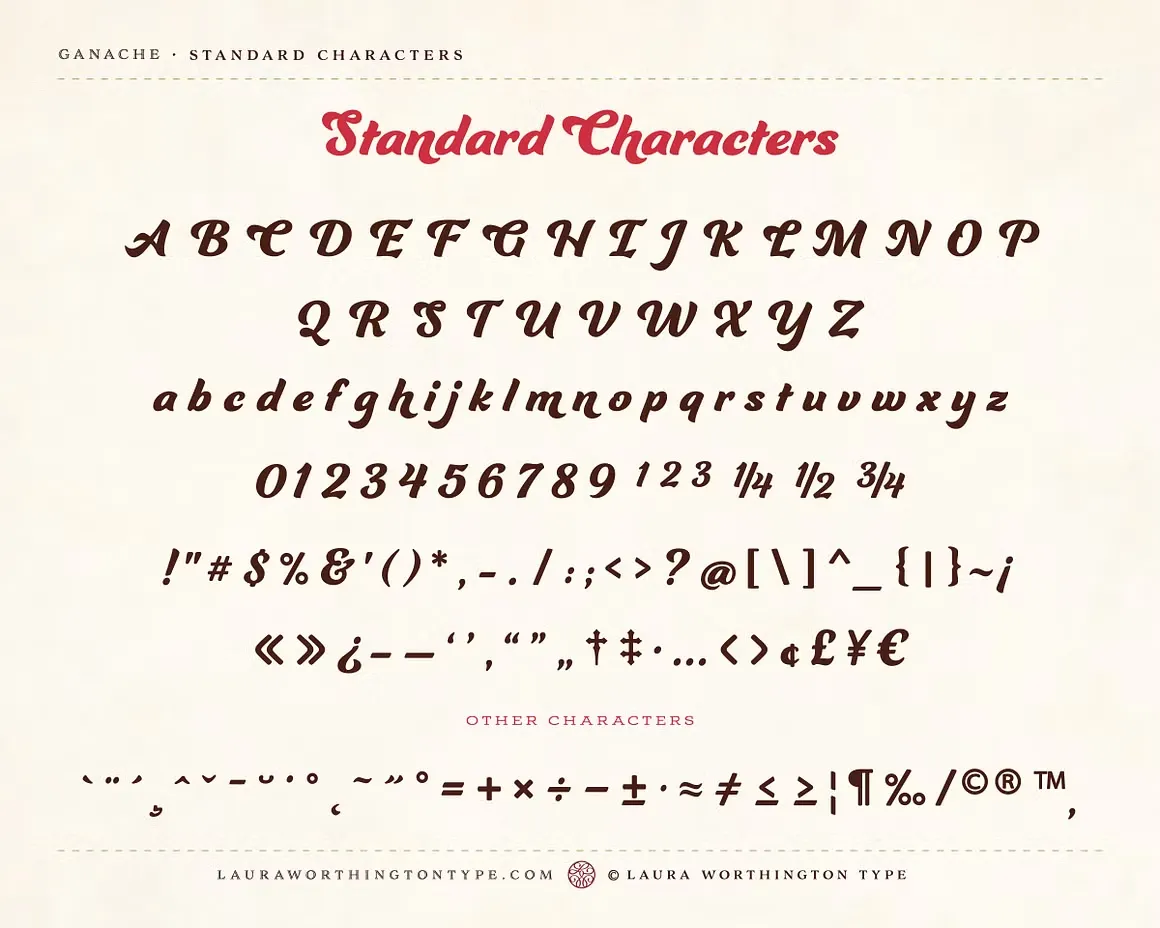 ganache font view 3