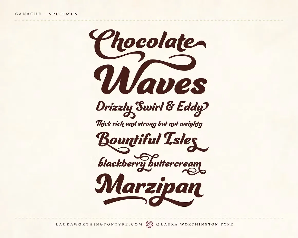 ganache font view 4