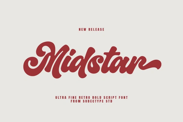 midstar font