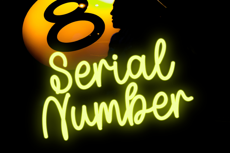 serial number font
