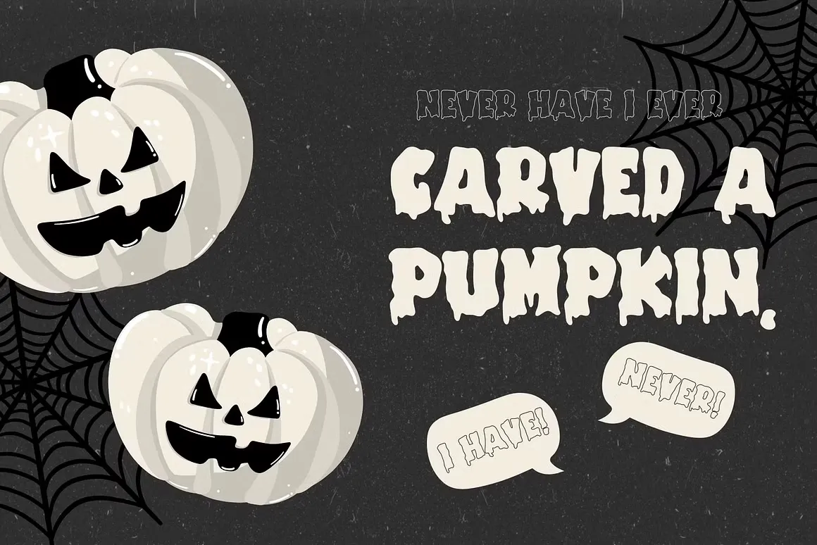 spookink font view 1