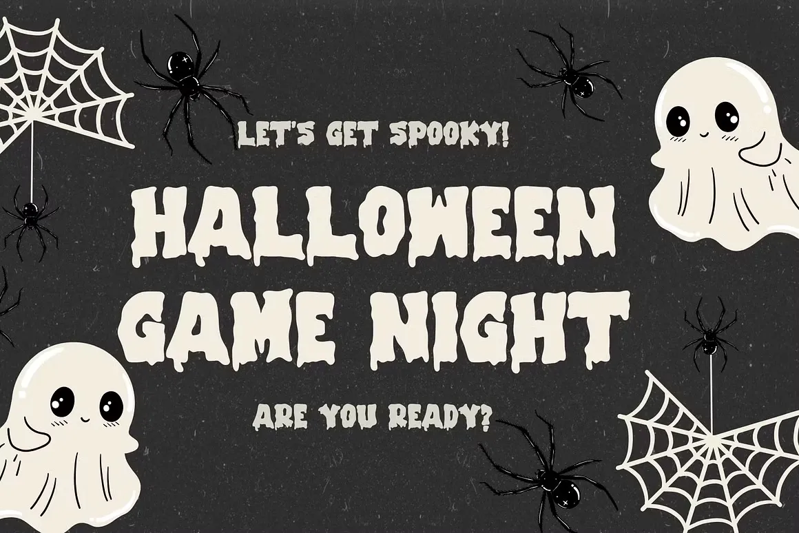 spookink font view 2