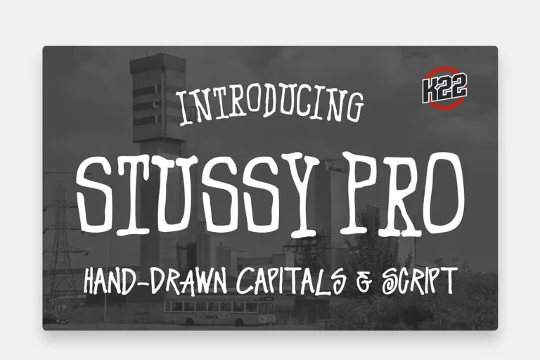 stussy font