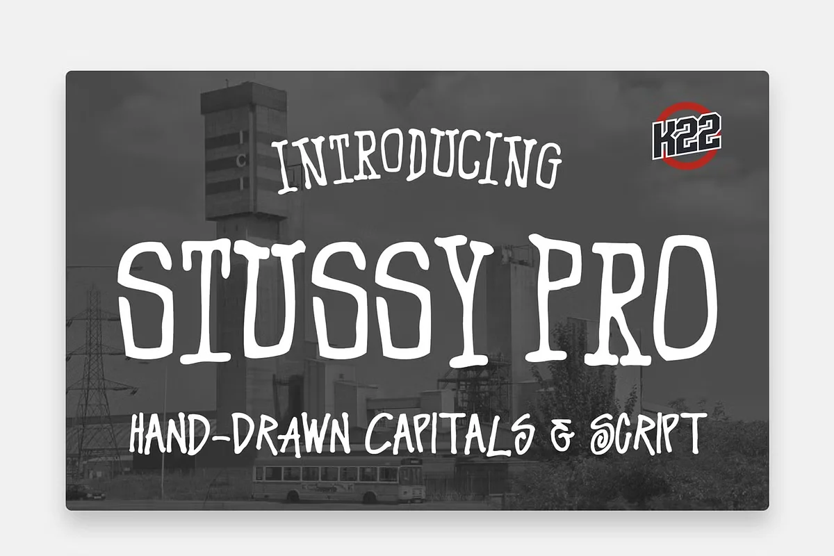 stussy font