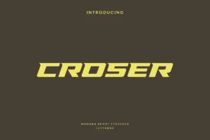 croser font feature