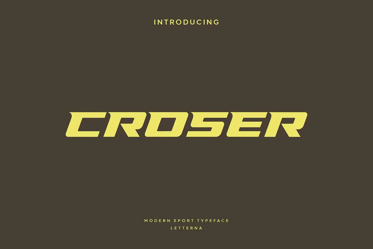 croser font feature