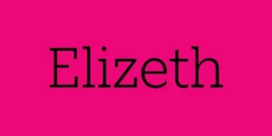 elizeth font feature