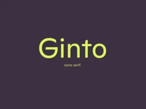 ginto-font feature