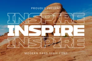 inspire font family feature