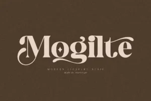 mogilte font feature