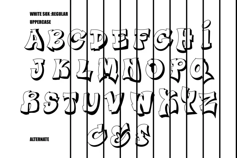 white sox font view 2