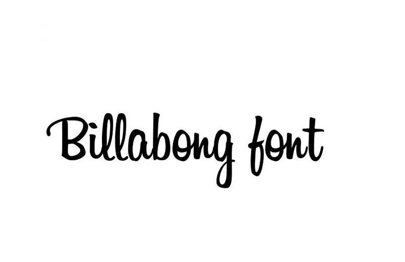 Billabong Font