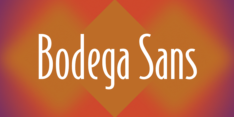 Bodega Sans Font