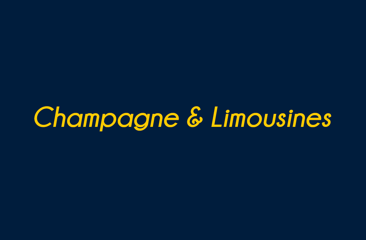 Champagne And Limousines Font