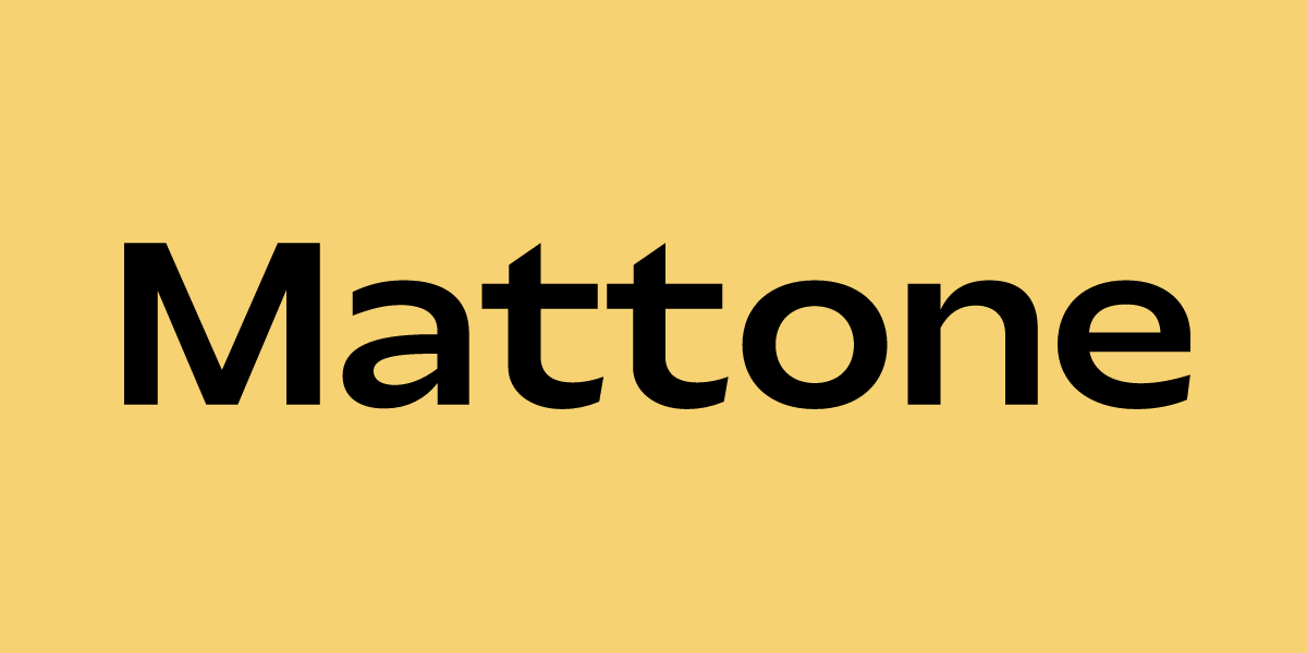 Mattone Font